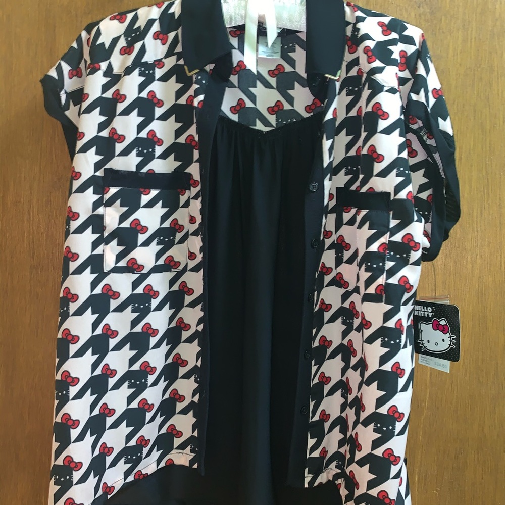 Hello Kitty Button Down Shirt